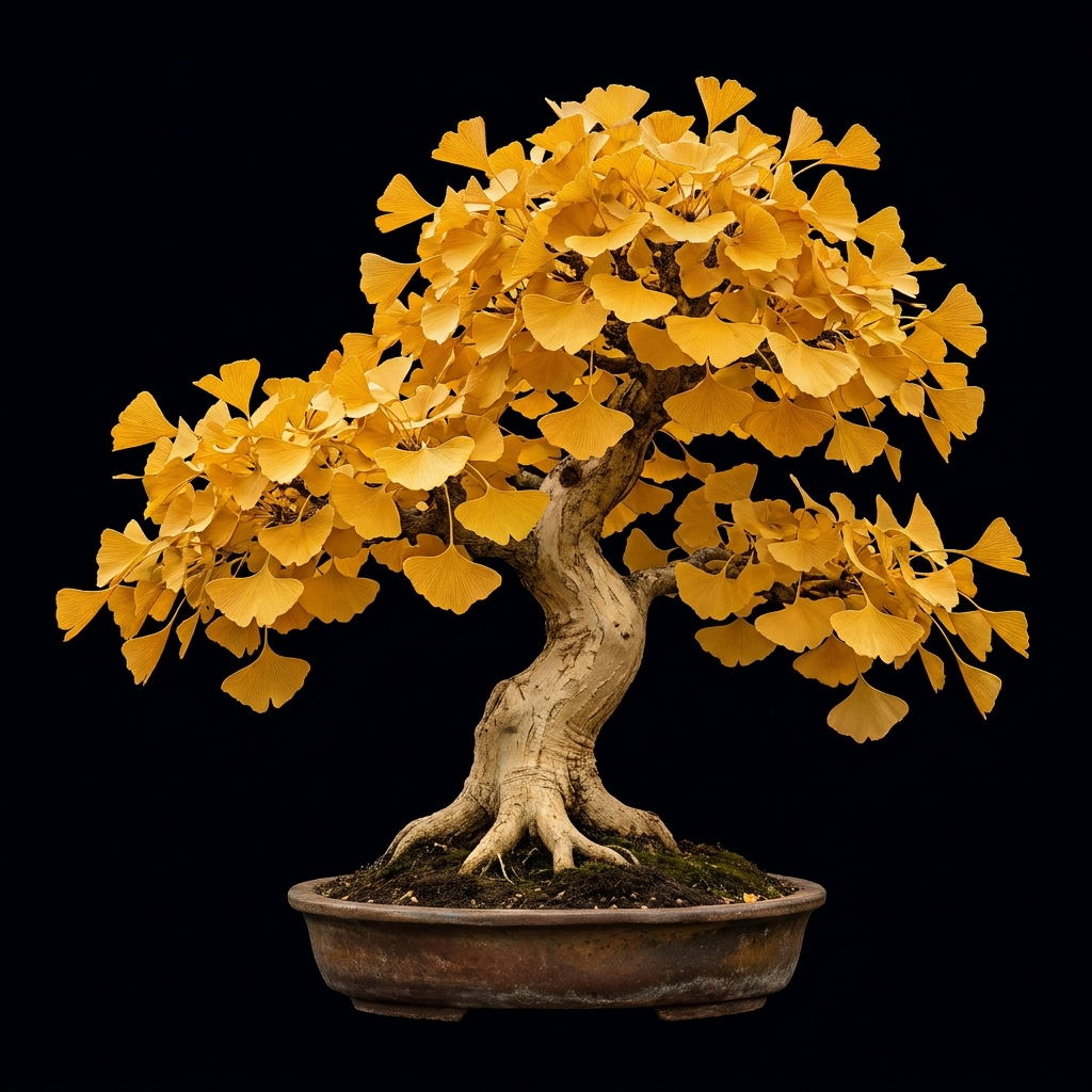 Ginkgo Aurata — golden ginkgo bonsai