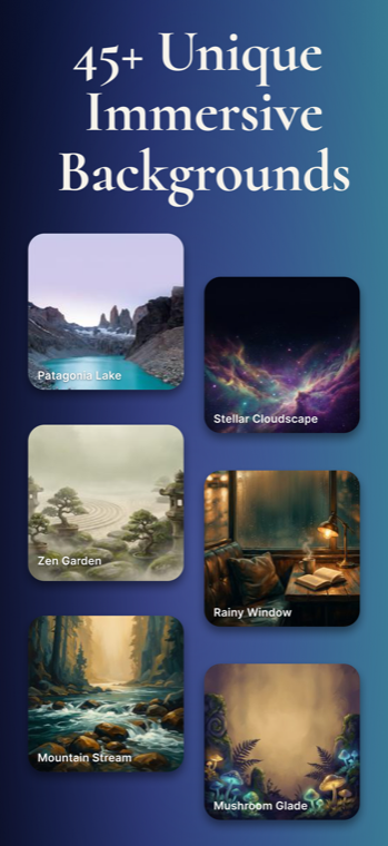 45+ immersive backgrounds and soundscapes